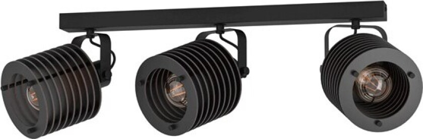 Eglo Segovia Skinne 3xe27 Sort/natur