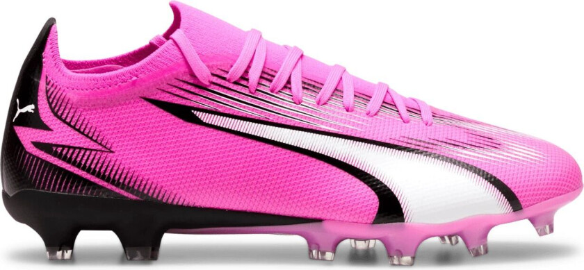 ULTRA Match FG/AG / Q1 24, fotballsko gress og kunstgress, herre Poison Pink-puma Whi