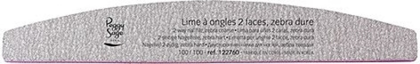 Double-sided nail file 100/100, crescent