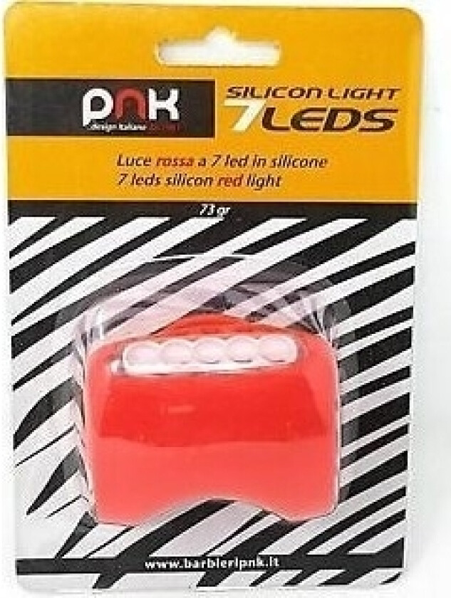 LED-sykkellys bak (3x AAA i IE)