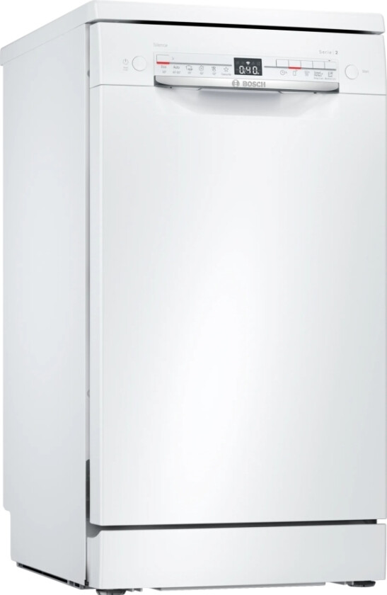 Dishwasher SPS2HMW58E Free standing Width 45 cm Number of place settings 10 Number of programs 6 Energy efficiency class E Display AquaStop function White