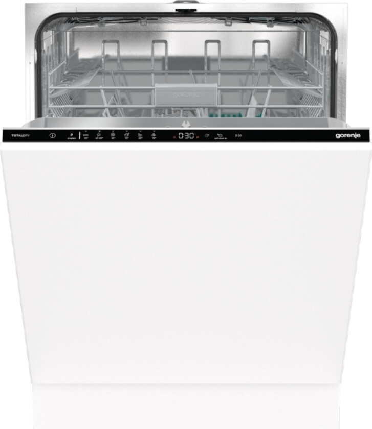 GV642D61, Fullstendig innebygget, Full størrelse (60 cm), Hvit, LED, Kaldt, Kurv og skuff