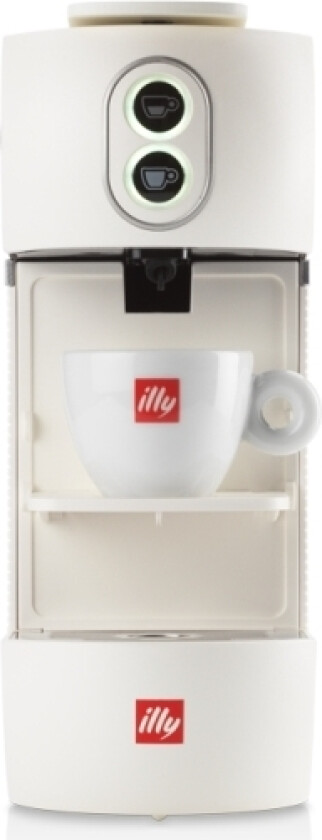 Illy Easy, Pillow kaffemaskin, 1 L, Kaffekapsel, 1250 W, Hvit