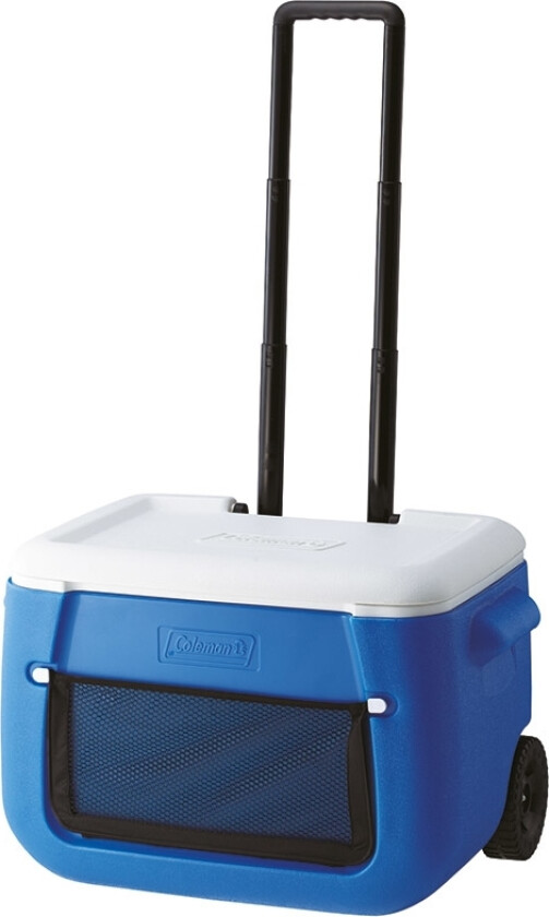 2000036081, Blå, Hvit, Polypropylen (PP), Polyuretan (PU), 2 hjul, Sort, 46 l