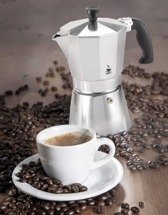 GEFU Lucino 3-kops espressomaskin G-16070