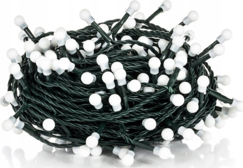 RETLUX juletrelys - RXL 231 Julekjede med 20 LED-lys, lengde 7m + kabel 5m, 230V, 50Hz, varmhvit