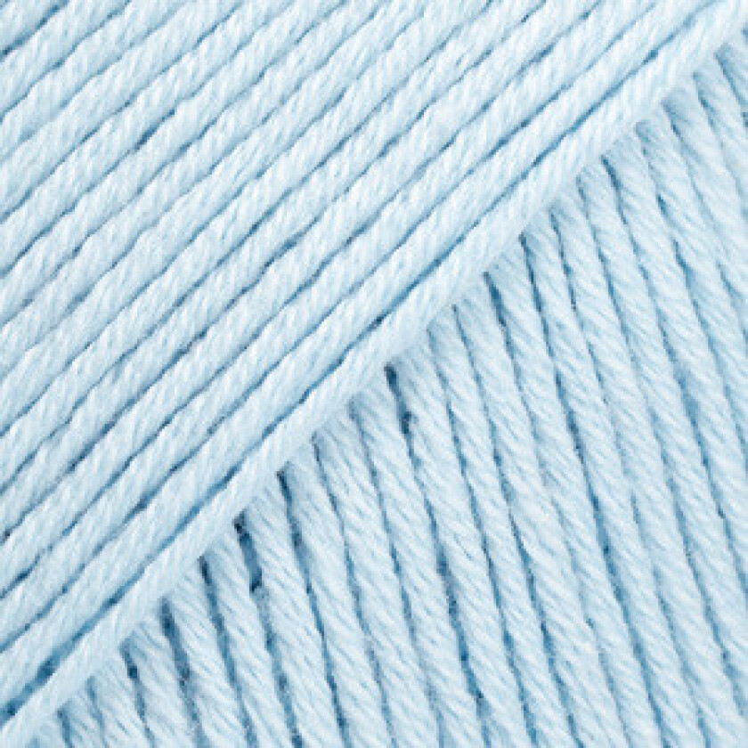 Drops Safran Garn Unicolor 76 Pudderblå