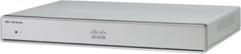 Integrated Services Router 1121 - Ruter 4-Portssvitsj - 1Gbe - Wan-Porter: 2