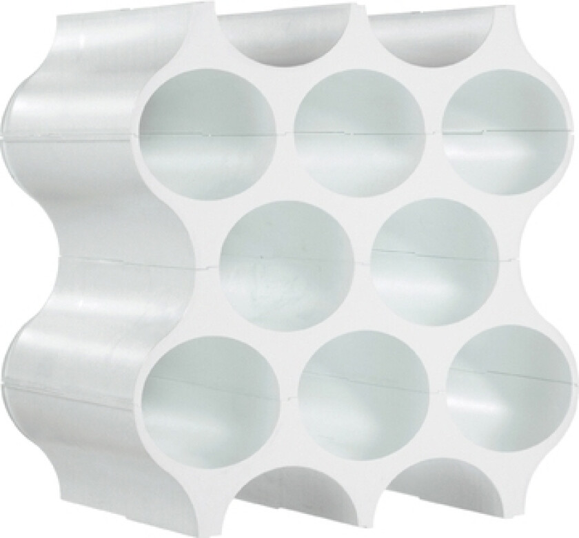 Bilde av koziol SET-UP, 8 flasker, Hvit, Bord Vinstativ