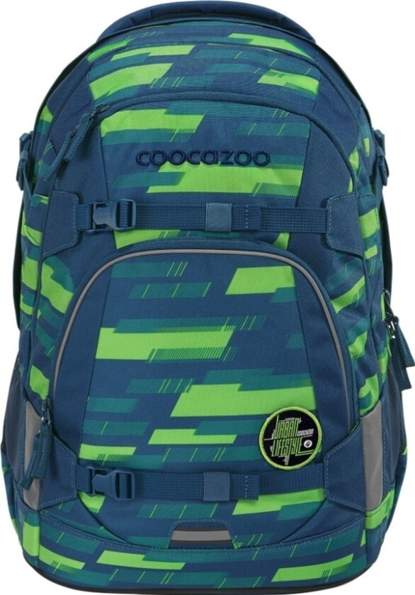 COOCAZOO 2.0 MATE ryggsekk, farge: Lime Stripe