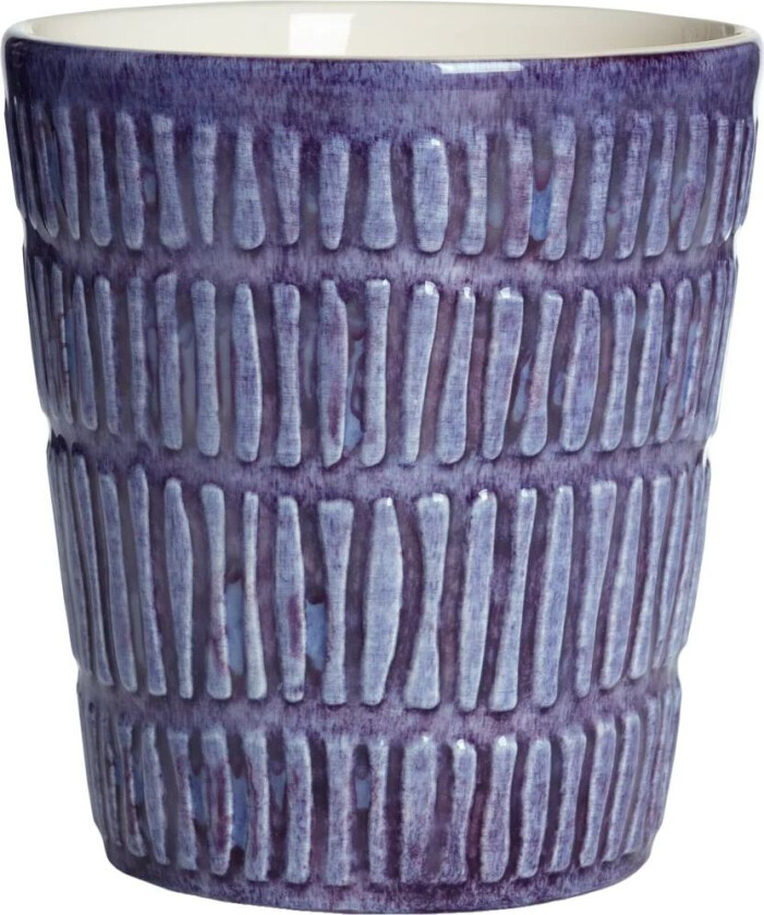 Stripes krus 30 cl Lilla