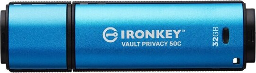 IronKey Vault Privacy 50C - USB flash drive - 32 GB - TAA Compliant - 32GB - Minnepenn