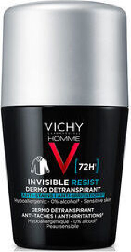 VICHY Homme Invisible Protect 72H Anti-stain Roll-on 50 ml