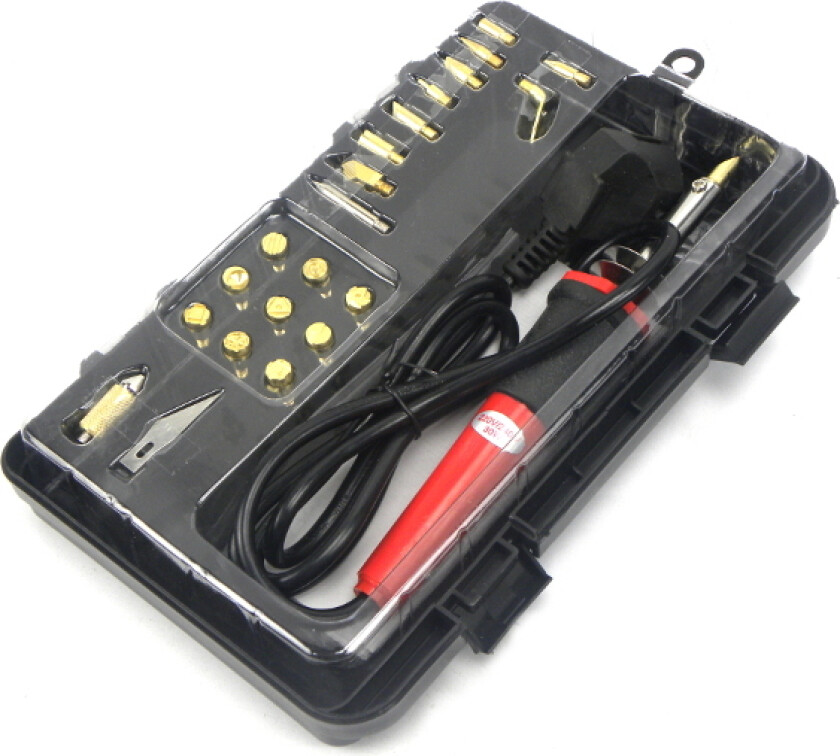 Geko Loddebolt for brenning av tre/skinn 30W spisser (23 stk.) G20050