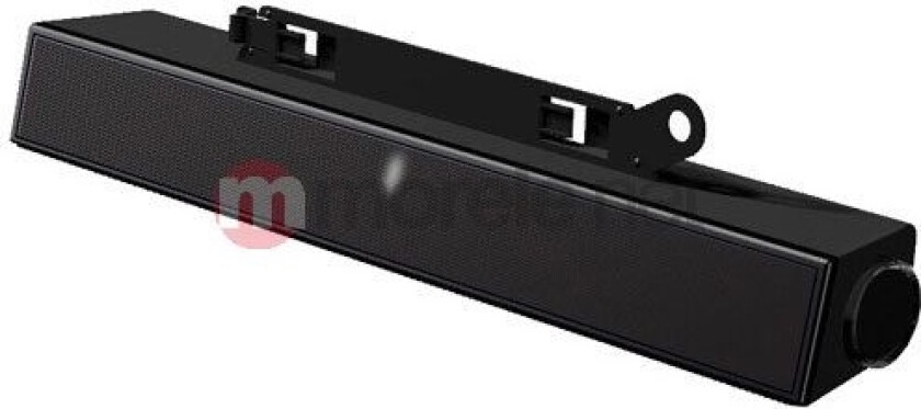 Dell AX510 Sound Bar - Lydplanke - for skjerm - 10 watt - svart - for Inspiron 17R 57XX, 17R 7720 Latitude D630 OptiPlex 50XX, 5250, 90XX XPS One 27XX