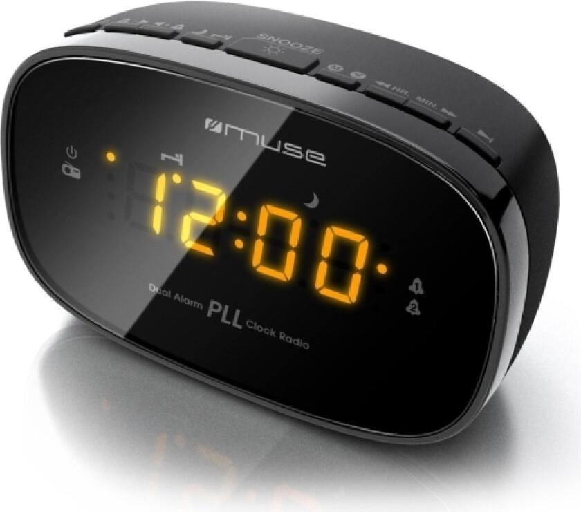 M-150CR, Klokke, FM, PLL, Automatisk skann, Automatisk lagring, LED, 1,52 cm (0.6), Radio/lydsignal