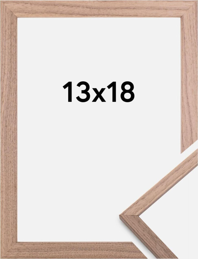 Ramme Edsbyn Lys Valnøtt 13x18 Cm