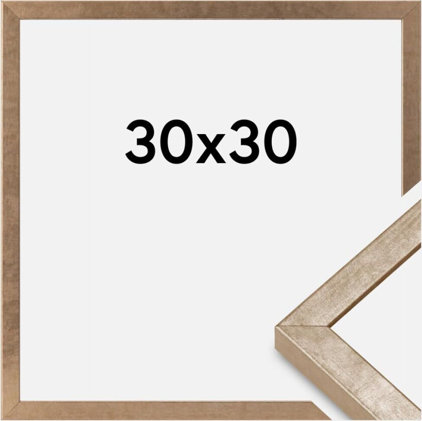 Ramme Ares Akrylglass Messing 30x30 Cm