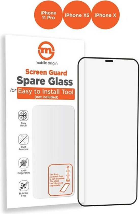 Orange Screen Guard Spare Glass iPhone 11 Pro/XS/X