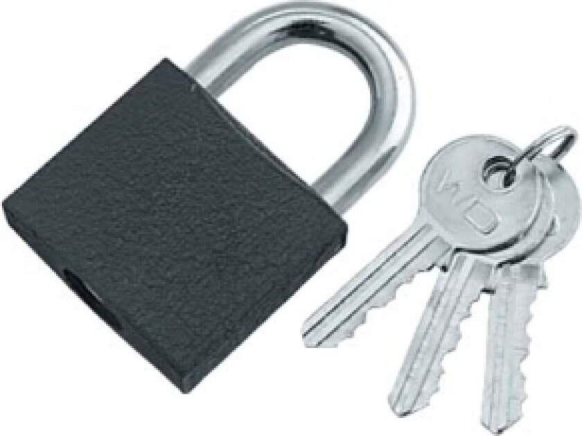 Modeco WOLF LOCK hengelås i støpejern, grå, 32mm, 1 stk. MN-02-232