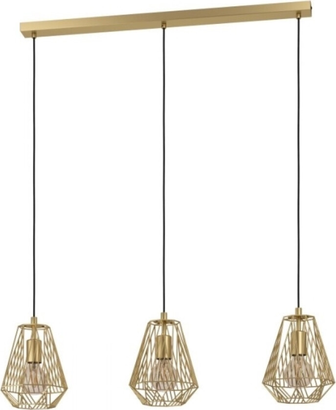 Stype, Hard montering, Gull, Gull, Stål, Sort, Innendørs