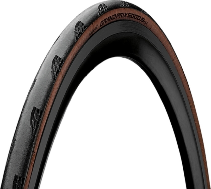 Bilde av CONTINENTAL Grand Prix 5000S TR Folding tire (32-584) Black/transparent, BlackChili, Hookless:Compatible, PSI max:73,
