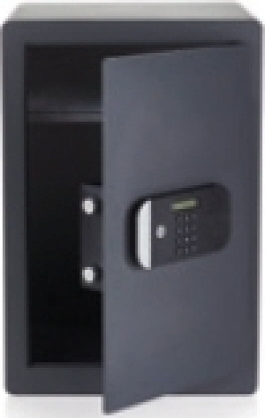 Bilde av Yale YSFM/520/EG1, Bærbar safe, Svart, Kode, Fingeravtrykksleser, Nøkkel, 49,8 l, Gulv/vegg, 520 mm