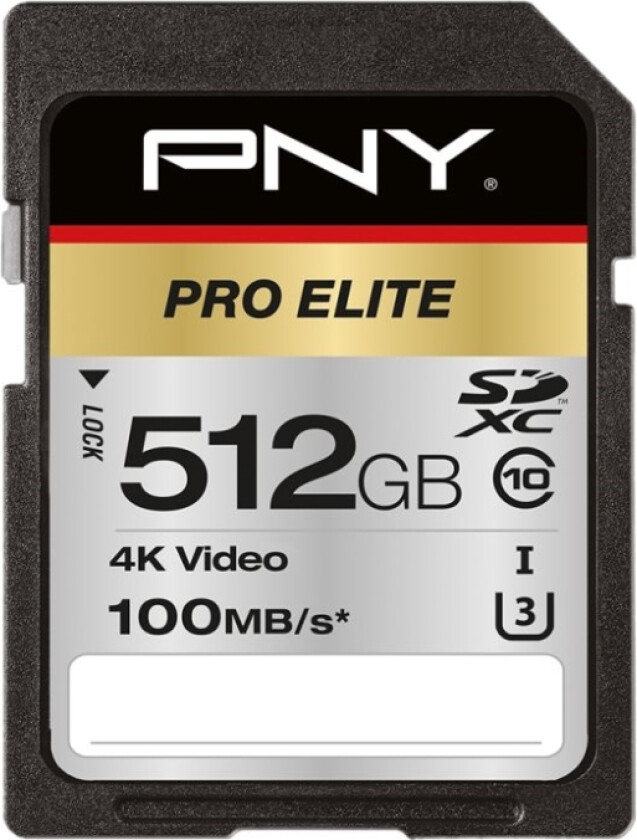 PRO Elite - Flashminnekort - 512 GB - UHS-I U3 / Class10 - SDXC UHS-I