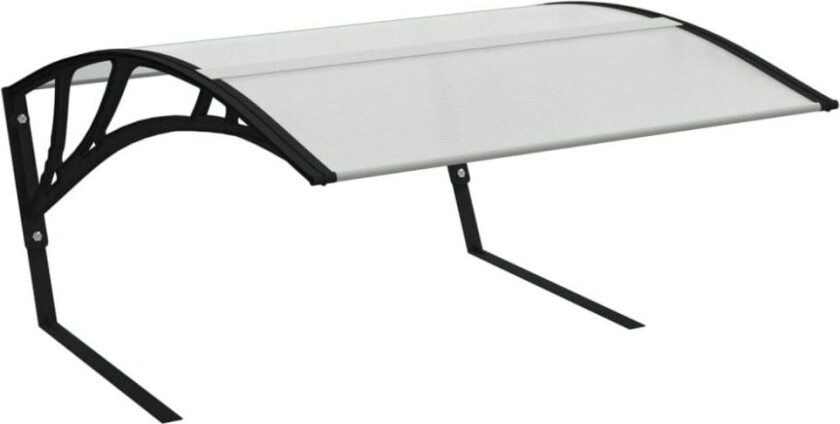 Tak til robotgressklipper svart 80x101x46 cm