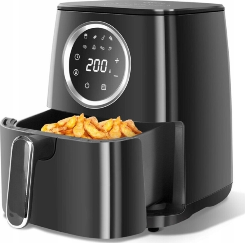 Aigostar Air Fryer-Electronic (offline)1400W 4,2L (med brett) Svart gull VDE/Odin