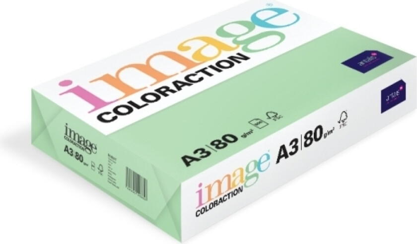 Kopipapir Image Coloraction A3 80g Forest Pastel Green 500ark/pkt