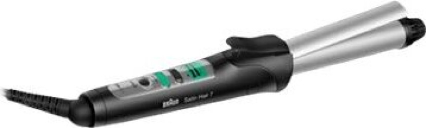 Braun Satin Hair EC 1 - Krøllejern - svart / sølv