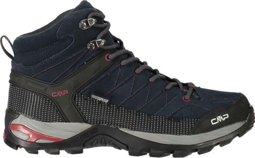 Buty trekkingowe męskie CMP Rigel Mid Trekking Shoe Wp Asphalt/Syrah r. 41 (3Q12947-62BN)