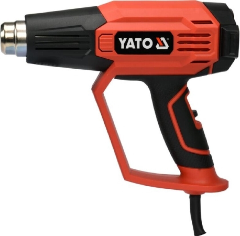 Yato YT-82296, Varmluftspistol, Pistolhåndtak, LCD, II, Overoppheting, Sort, Oransje