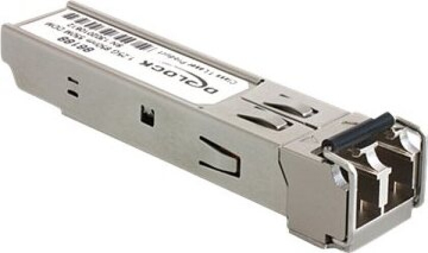 - SFP (mini-GBIC) transceivermodul - 1GbE - 1000Base-SX - LC multimodus - opp til 550 m - 850 nm - for P/N: 86180, 86203, 89376, 89481