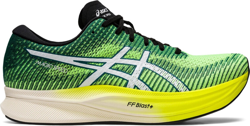 Asics Magic Speed 2, løpesko herre SAFETY YELLOW/WHITE