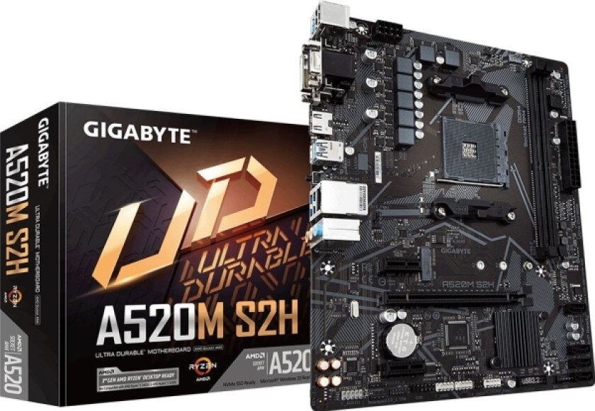 Gigabyte A520M S2H hovedkort