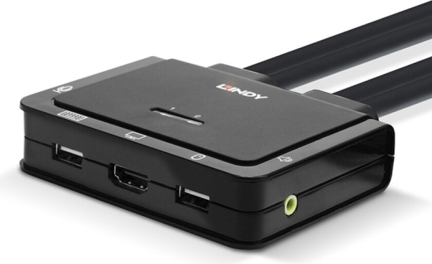 42347 Switch KVM (switch) 2x HDMI, USB Type-C, USB 2.0 and 2-port audio