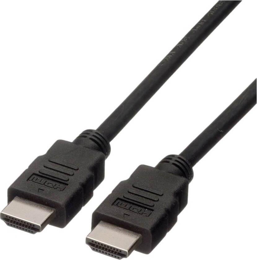 Roline Green Hdmi Tilslutningskabel Hdmi-A-Stik, Hdmi-A-Stik 5.00 M Sort 11.44.5735 Halogenfri, Tpe-Kappe Hdmi-Kabel