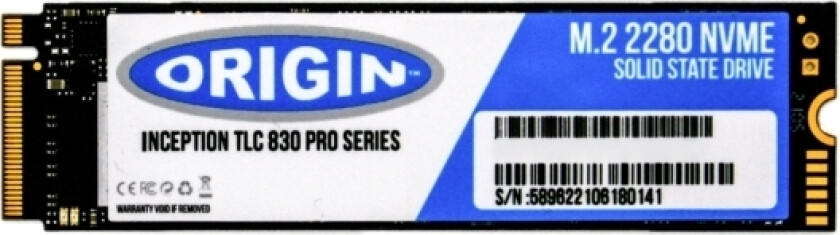 Origin Storage - Ssd - 512 Gb - Intern - M.2 - Pcie (Nvme) - For Dell Inspiron 15 Optiplex 50Xx, 5250 Precision 5720 Xps 13 9350, 15 95Xx
