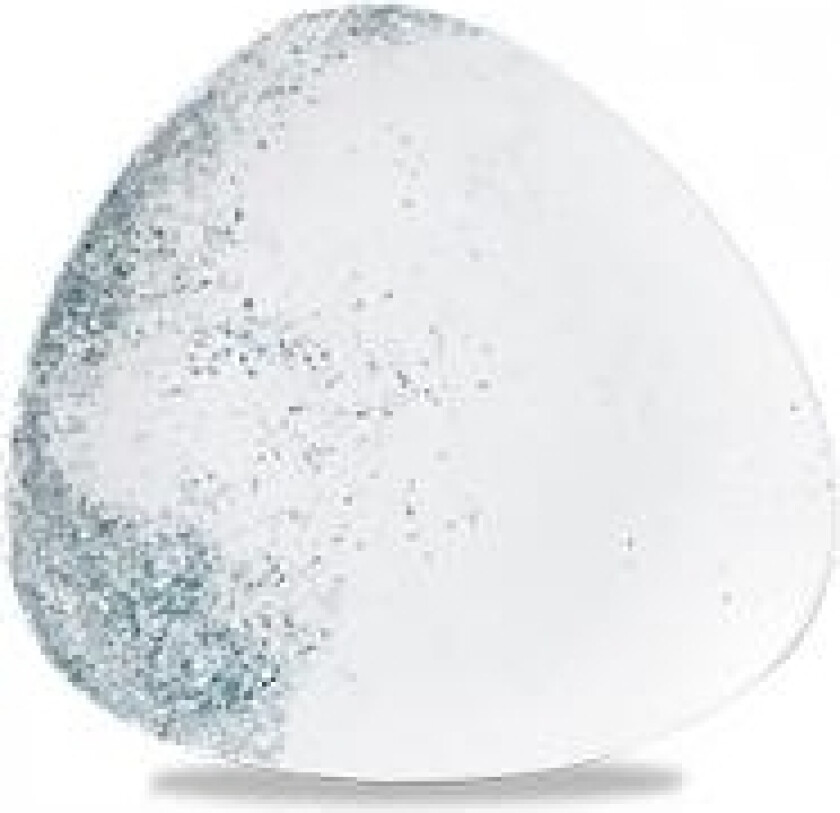 Bilde av Tallerken Studio Prints Haze 19.2 cm Trekant Porcelæn Hvid og Blå,12 stk/krt