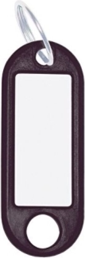 Bilde av Wedo 262 801801, Nøkkelring, Sort, 21 mm, 52 mm, 100 stykker