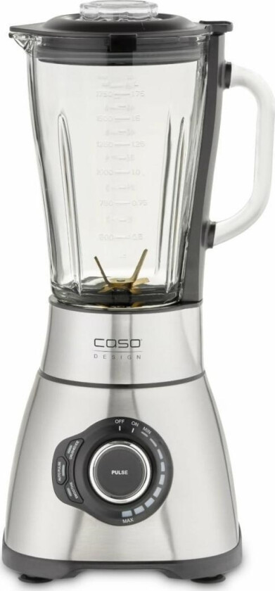 B1800, Bord juicepresse, 1,75 l, Pulsfunksjon, Isknusing, 1800 W, Rustfritt stål, Gjennomsiktig