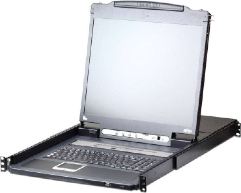 Aten Cl5716im-Ata-Xg, 1920 X 1200 Piksler, Ethernet/Bredbåndsforbindelse, Wuxga, Rack-Montering, Sort