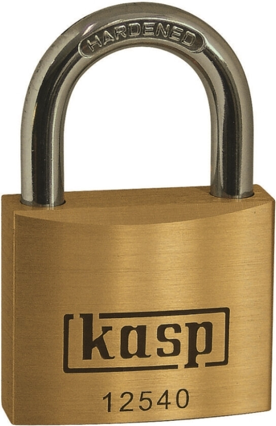 K12530 Hængelås 30 Mm Forskellige Gyldengul Nøglelås