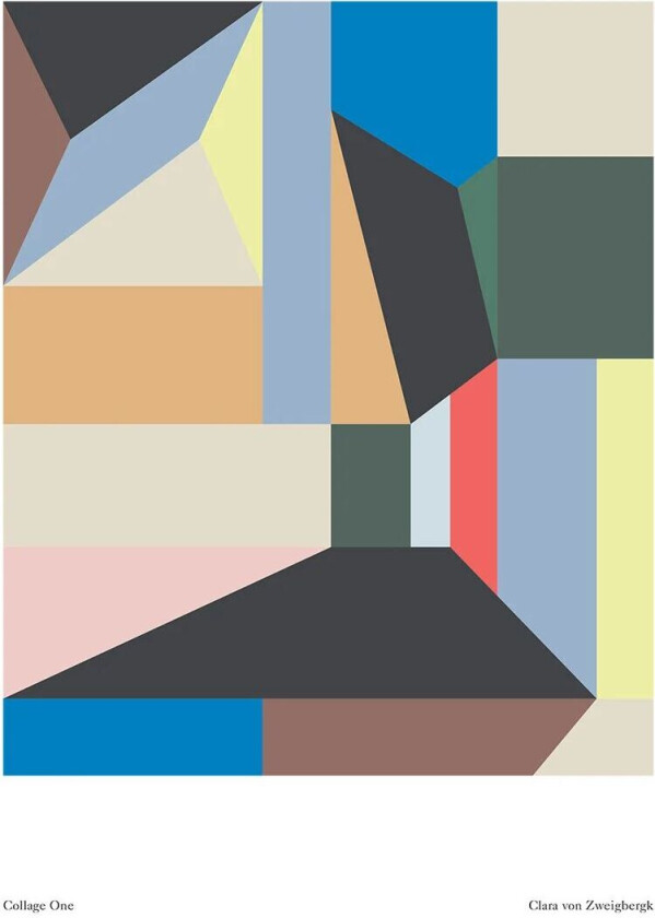 Collage One plakat 50 x 70 cm
