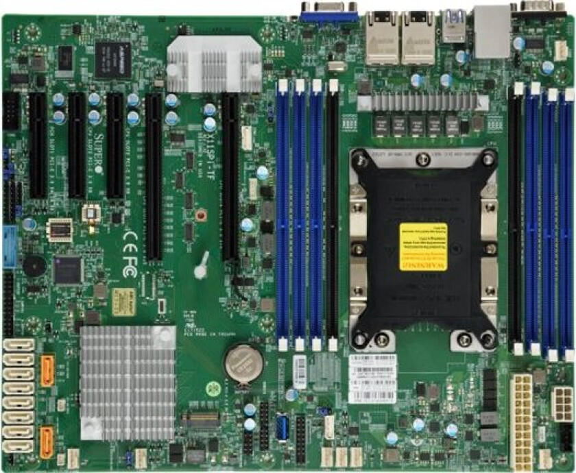 SUPERMICRO X11SPI-TF - Hovedkort - ATX - Socket P - C622 Chipset - USB 3.0 - 2 x 10 Gigabit LAN - innbygd grafikk