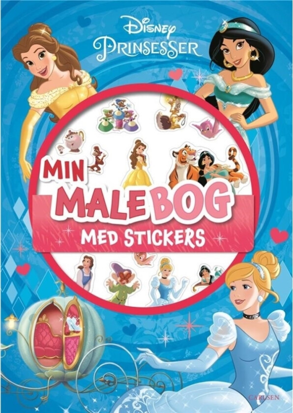 Disney Prinsesser: Malebog med klistermærker (kolli 6) Disney