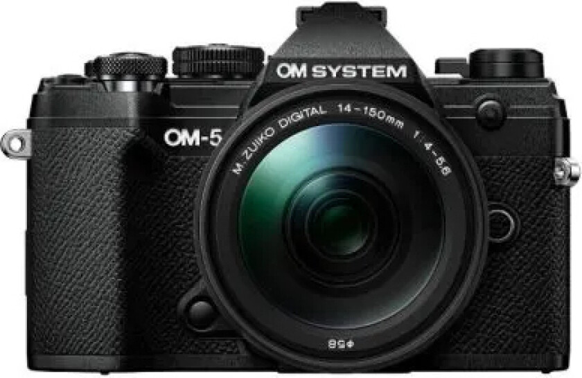 OM-5, 20,4 MP, 5184 x 3888 piksler, Live MOS, 4K Ultra HD, Berøringsskjerm, Sort
