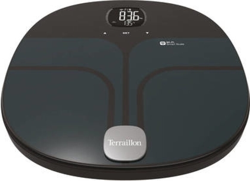 14682, Elektronisk personvekt, 180 kg, 100 g, Sort, firkant, 8 bruker(e)